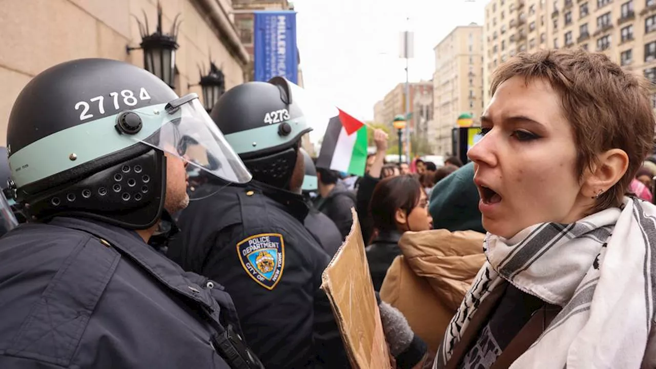 NY police arrest Columbia University students protesting Israel's Gaza war