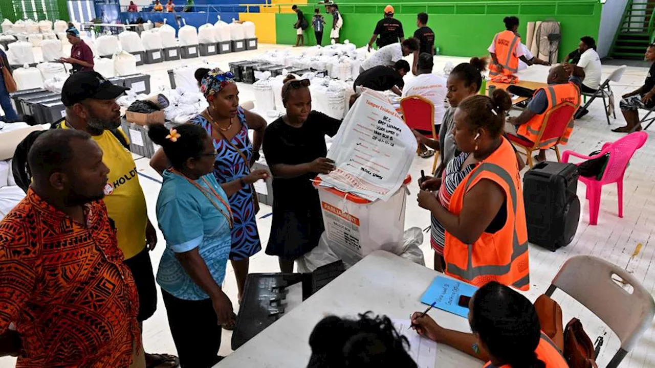 Solomon Islands tallies votes amid tug-of-war between US and China