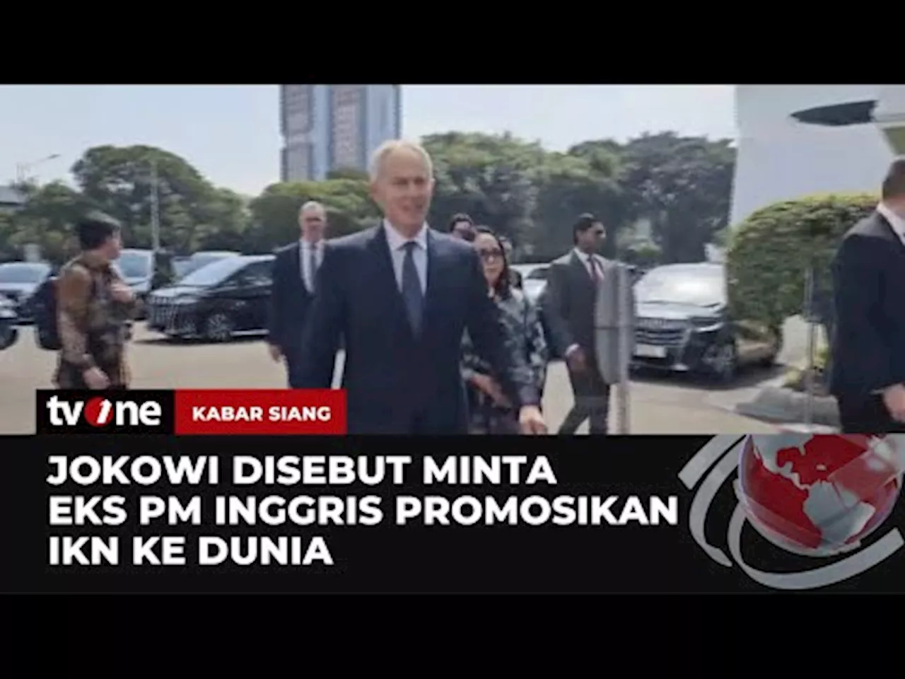 Tony Blair Bertemu Presiden Jokowi di Istana