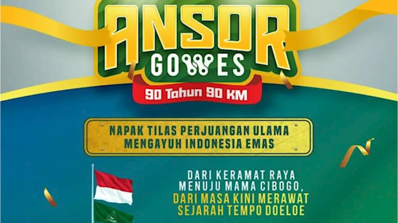 GP Ansor Ungkap Makna Gowes 90 KM, Simbol Perjuangan Menuju Indonesia Emas 2045