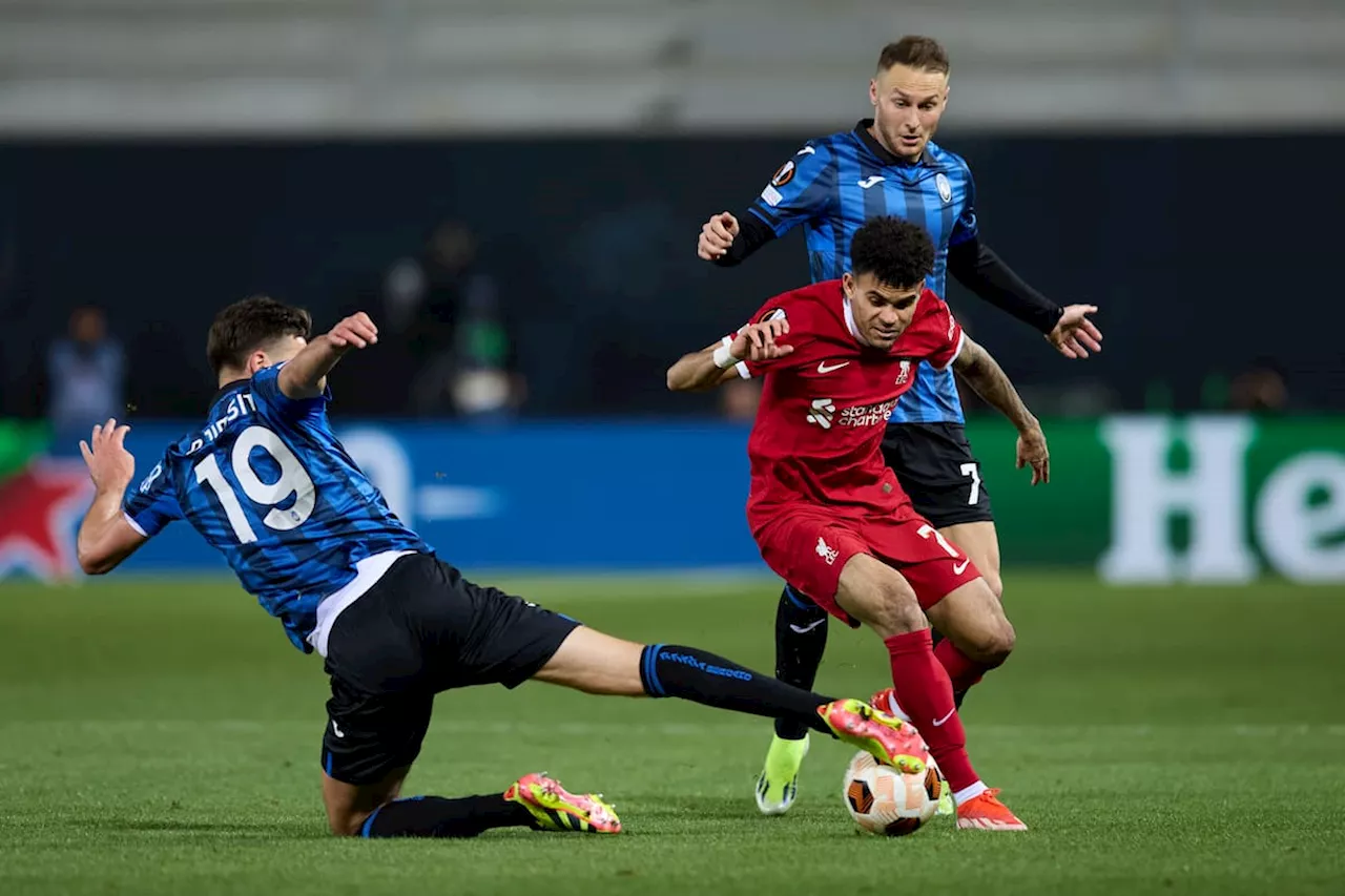 Luis Díaz se quedó por fuera de Europa League: Liverpool perdió la serie contra Atalanta