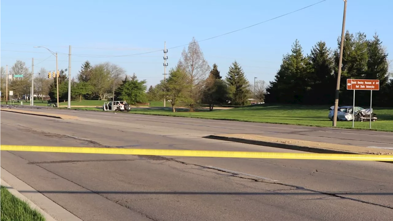 Passenger killed, 2 drivers critically injured in Muncie crash during Henry County police chase