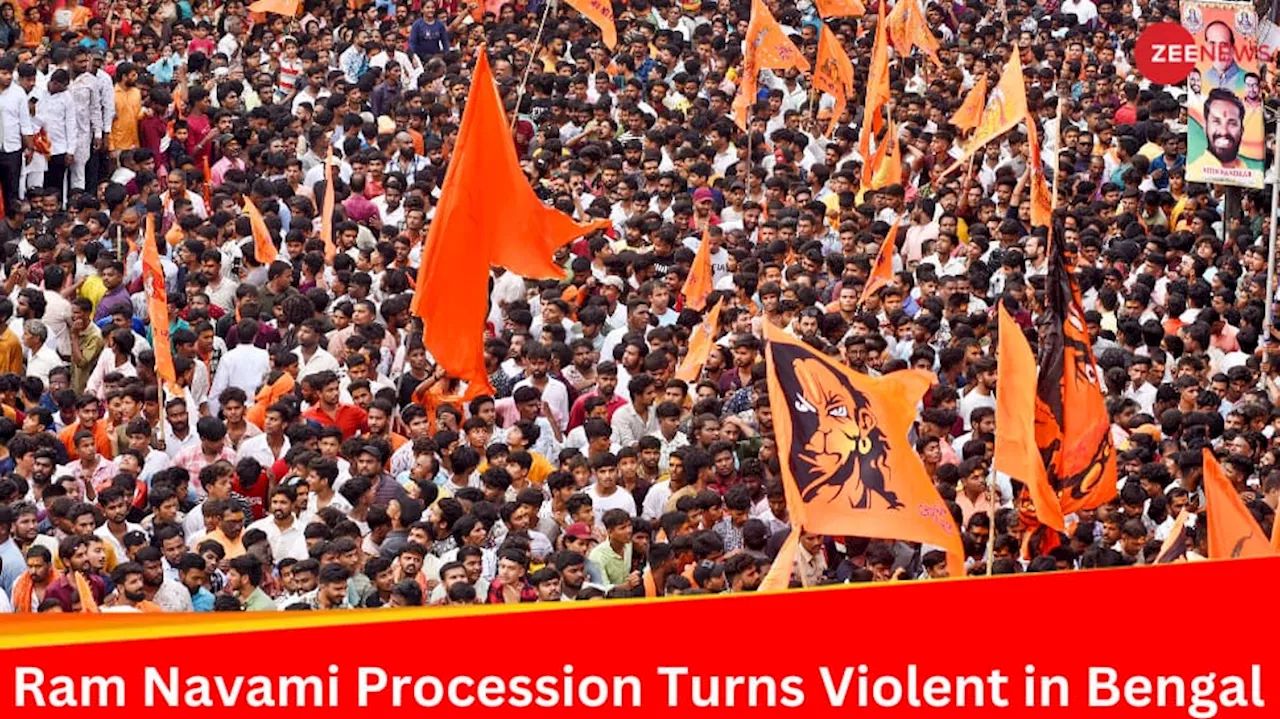 Explosion, Stone-Pelting Mar Ram Navami Procession In Bengals Murshidabad; BJP Says Mamata Banerjees Provocative...