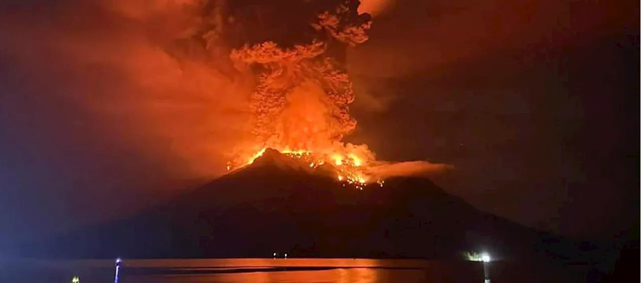 Alerta de tsunami en Indonesia tras erupción de volcán: evacuada isla