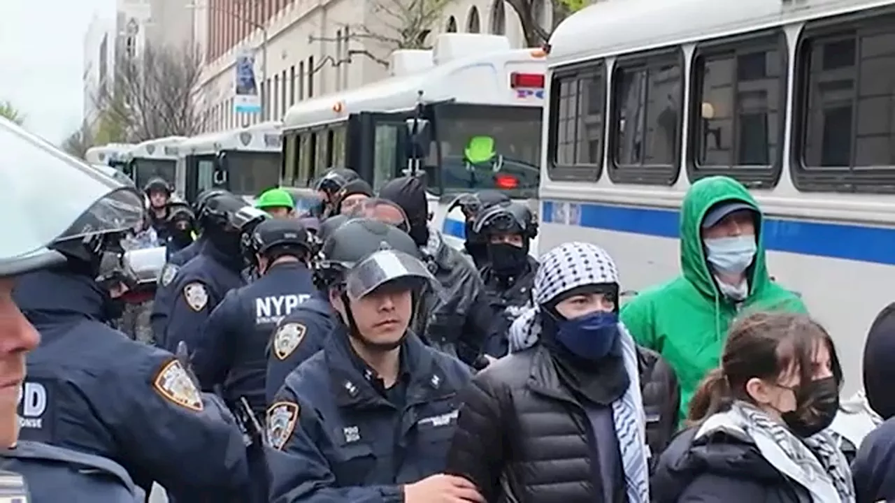 Over 100 pro-Palestinian demonstrators arrested at Columbia University in New York