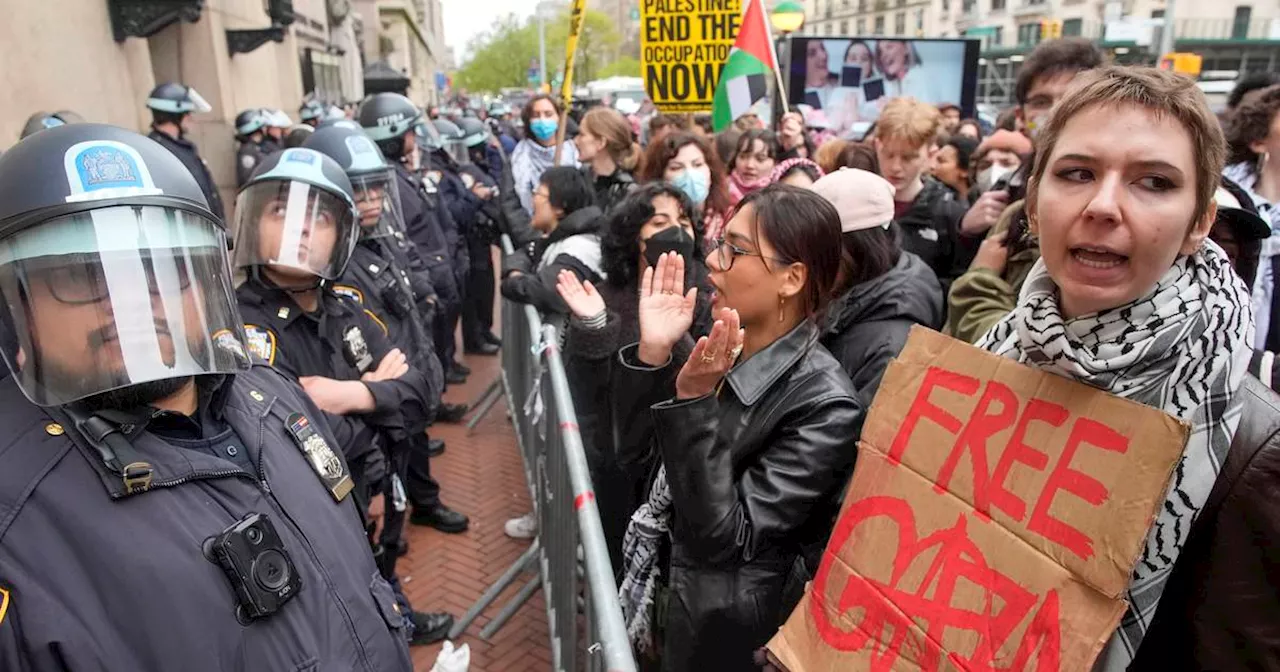 Police arrest over 100 pro-Palestinian protesters as Columbia University clears encampment