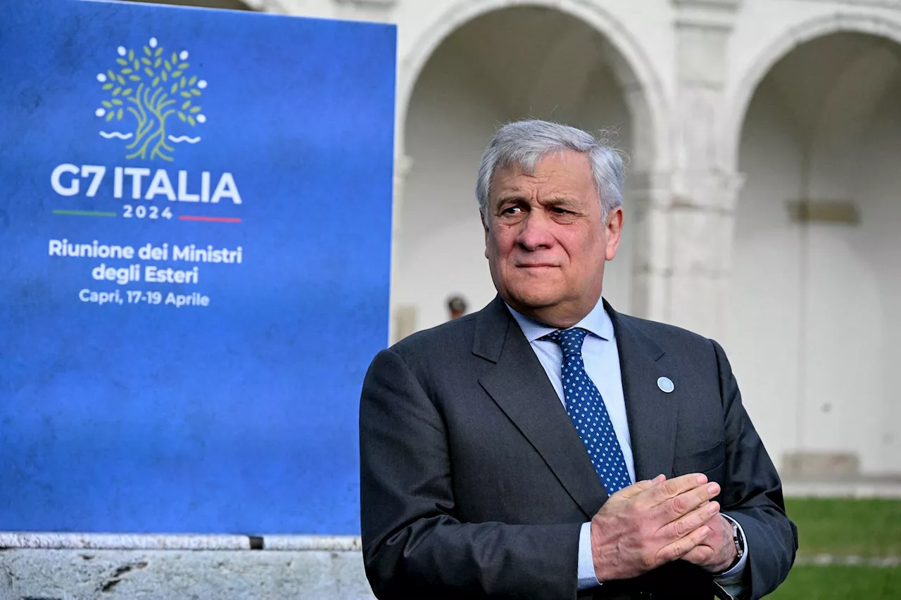 G7, Tajani: 'Obiettivo de-escalation Iran-Israele'