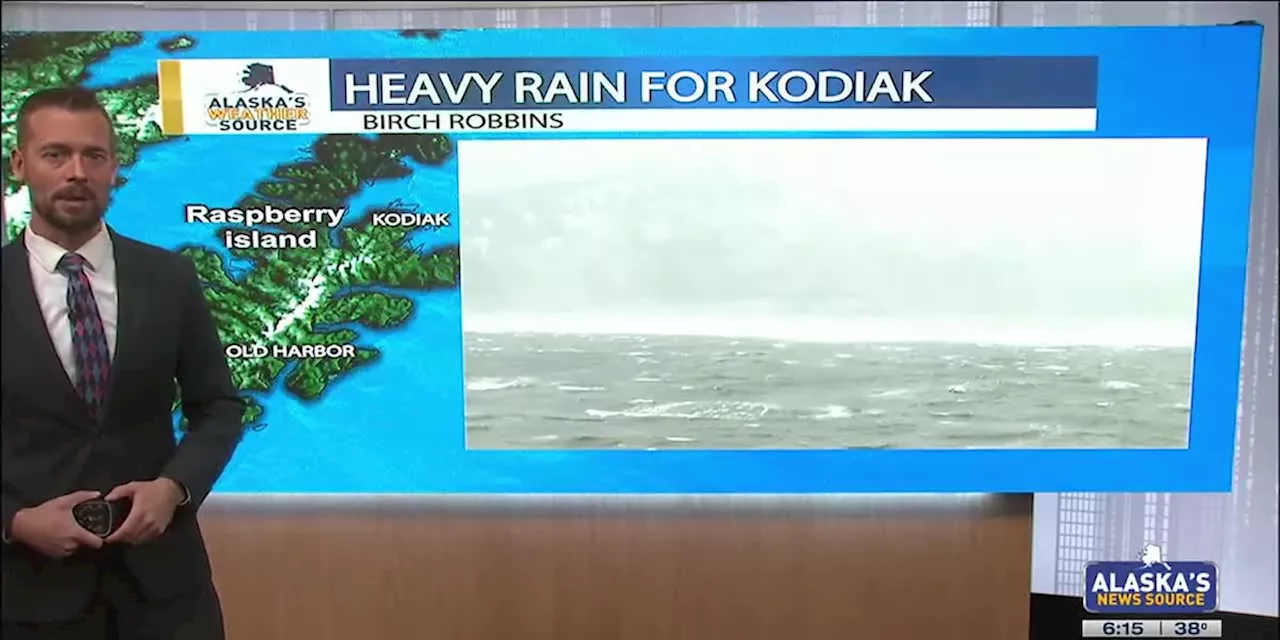 Flooding concerns in Kodiak, as heavy rain inundates the island