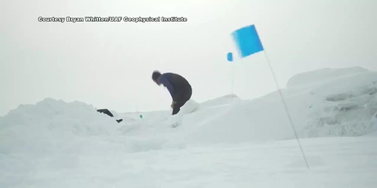 University of Alaska-Fairbanks researchers using drones to measure sea ice