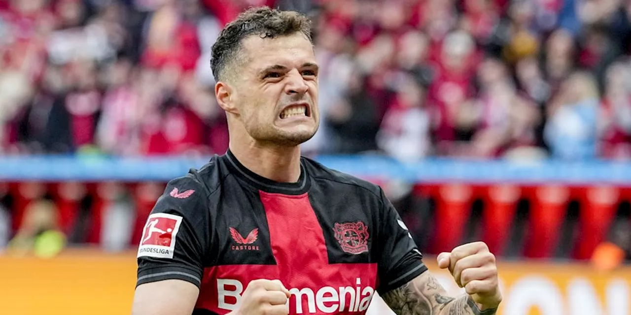 Granit Xhaka, Kepingan Terakhir yang Bawa Bayer Leverkusen Juarai Bundesliga 2023/2024