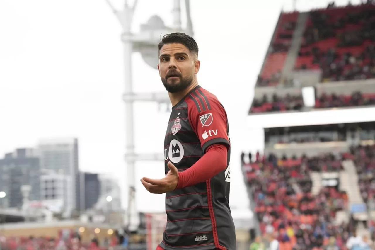 Injured Toronto FC star Lorenzo Insigne back running but still some weeks away