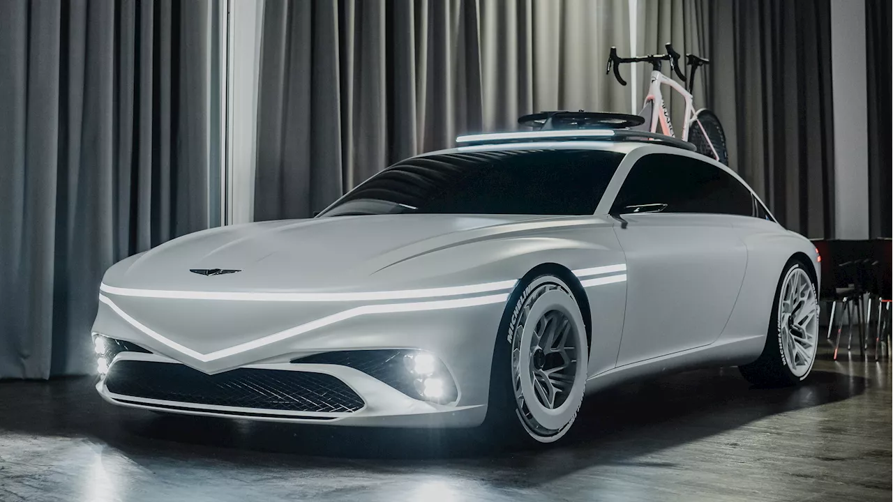 Genesis X Speedium Coupe Goes Biking With Giro Concept