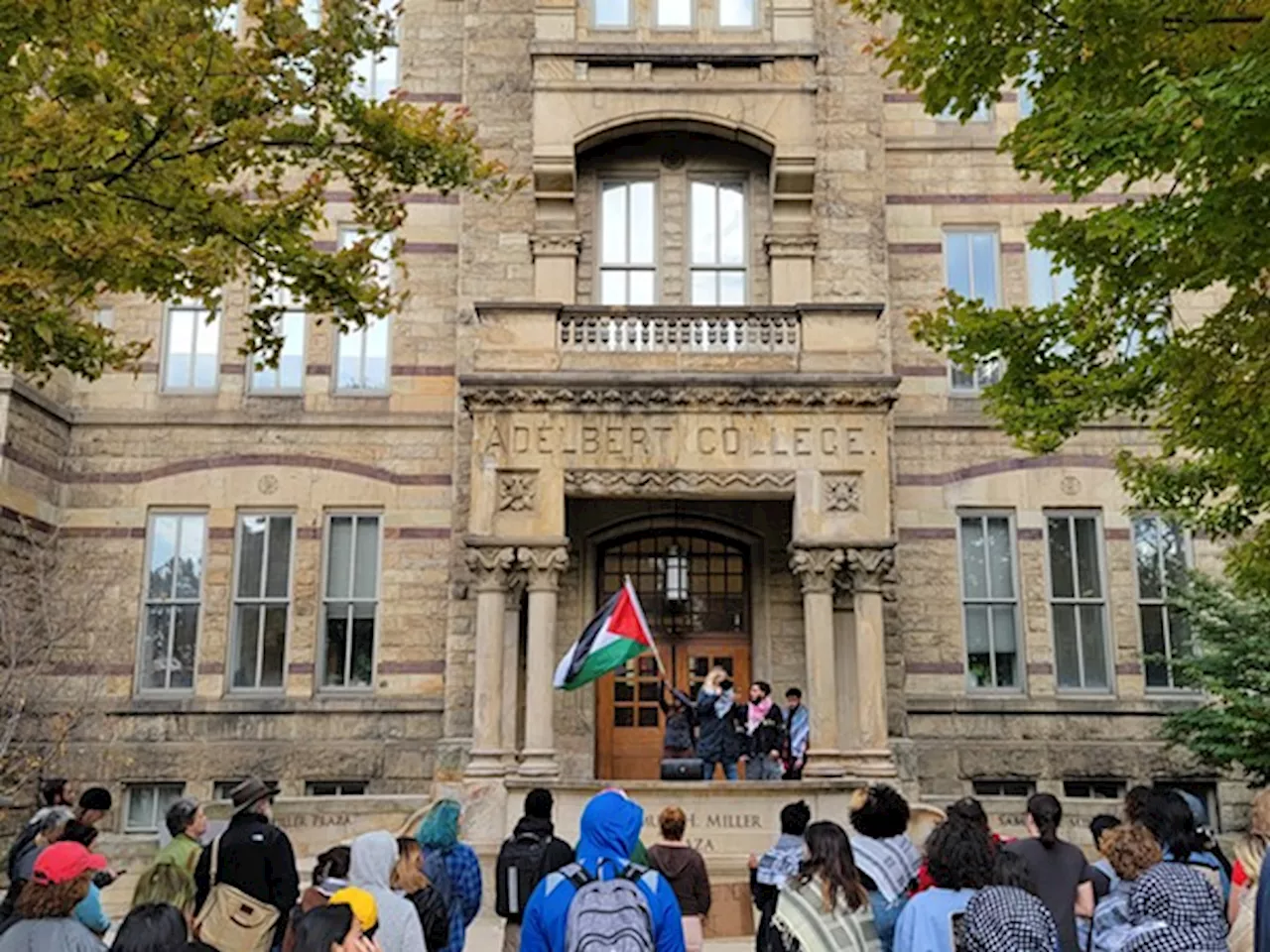 Case Western Students Host 'Die In' Protest During University's Annual Open House