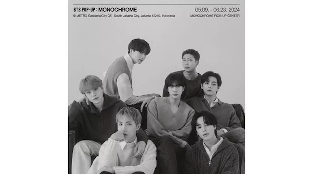 BTS Pop-Up MONOCHROME Bakal Buka di Metro Gandaria City Mall Jakarta