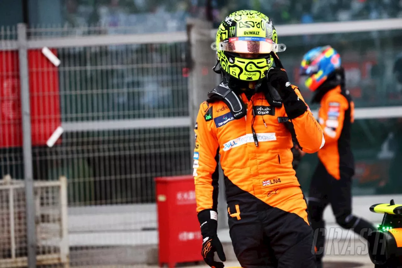 Lando Norris beats Lewis Hamilton to pole for Chinese GP sprint race