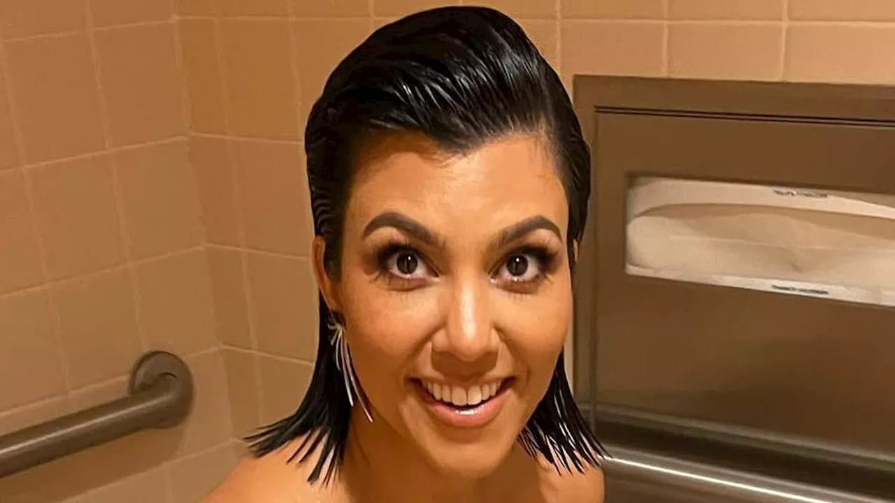 Kourtney Kardashian fans react to THAT toilet snap shared by Travis Barker in honor of her 45th...