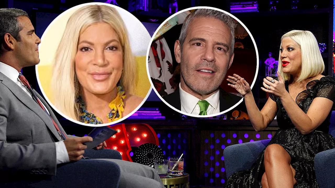 Tori Spelling recalls confronting Andy Cohen over his refusal to cast her on Real Housewives Of...