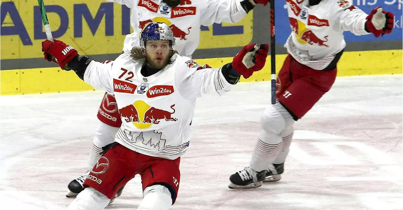 Eishockey: Salzburg holt sich nach Sieg gegen KAC dritten Titel in Folge