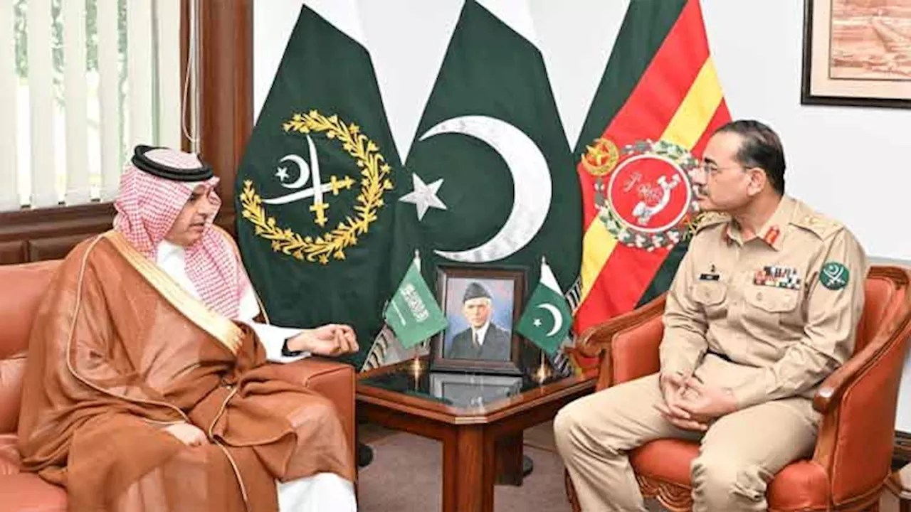 Saudi assistant defence minister calls on COAS Asim Munir