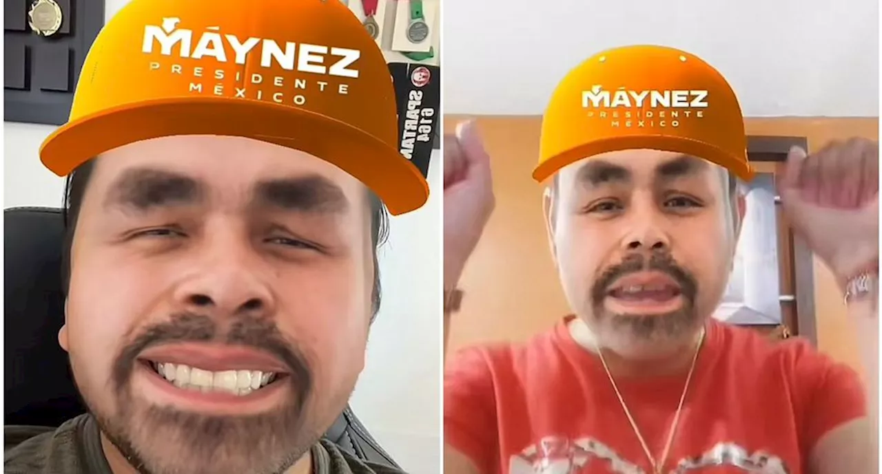 Así es el filtro de TikTok con canción “Presidente Máynez” que se volvió viral