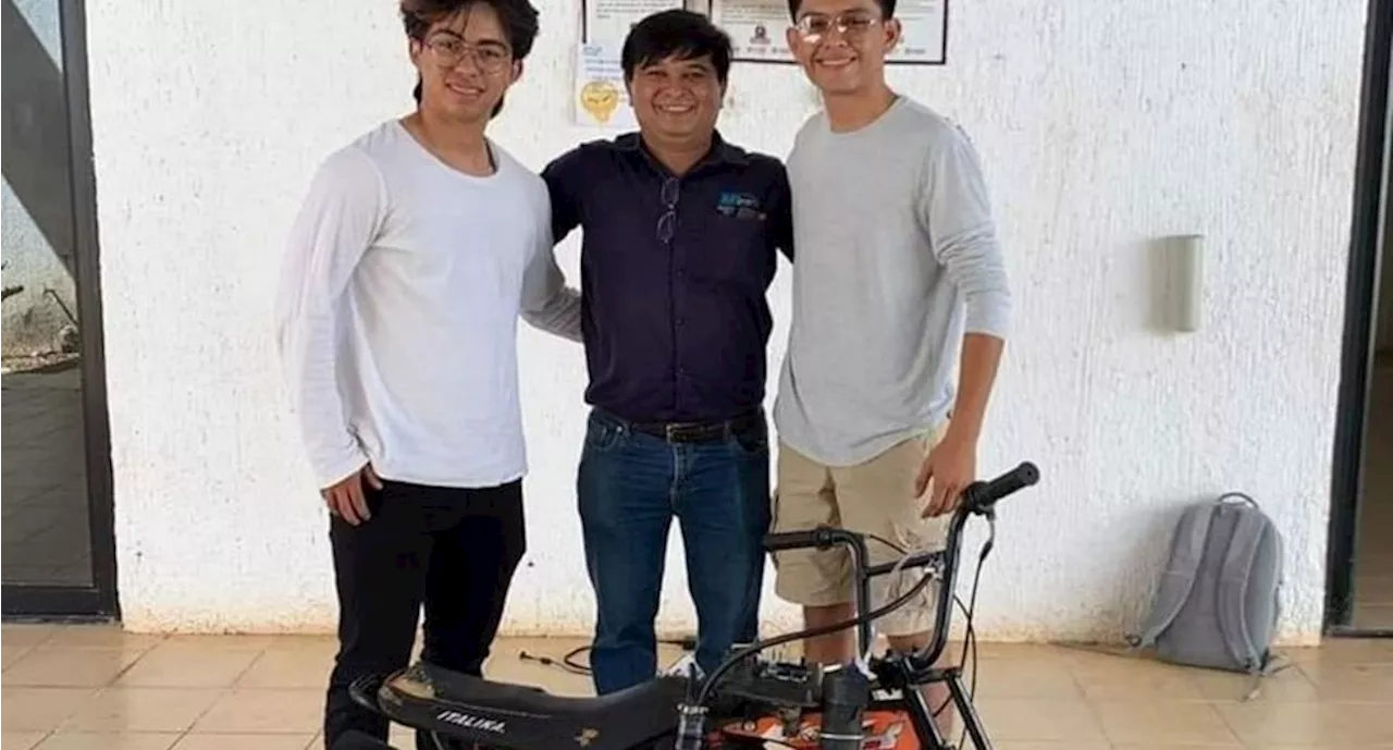 Estudiantes de Yucatán desarrollan motocicleta que funciona con agua