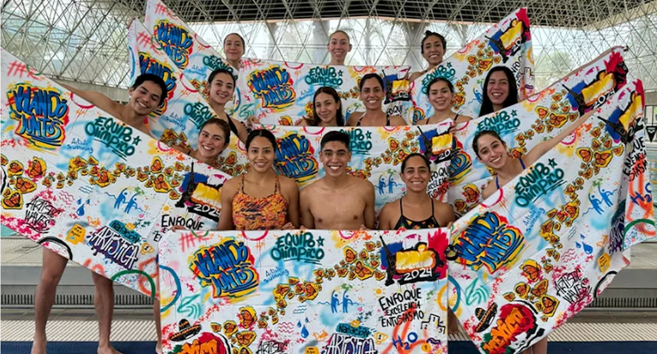 Selección Mexicana de Natación Artística pone a la venta toalla conmemorativa para reunir recursos rumbo a París 2024