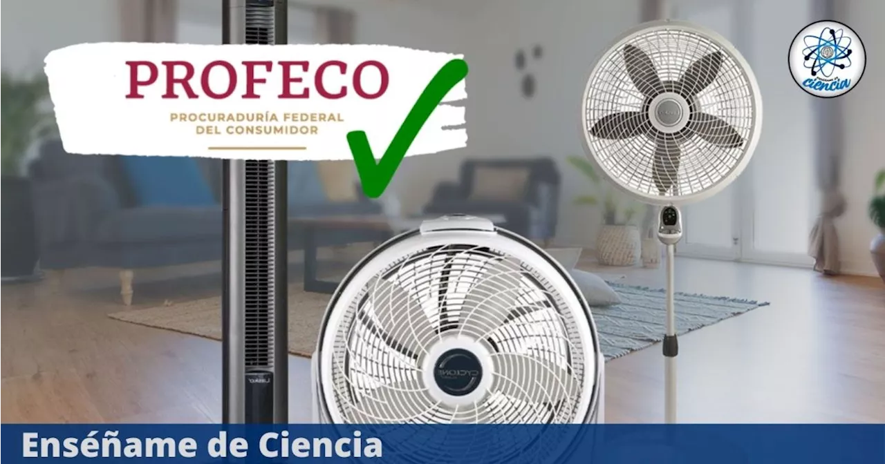 PROFECO revela los dos ventiladores que gastan menos luz sin perder su eficiencia