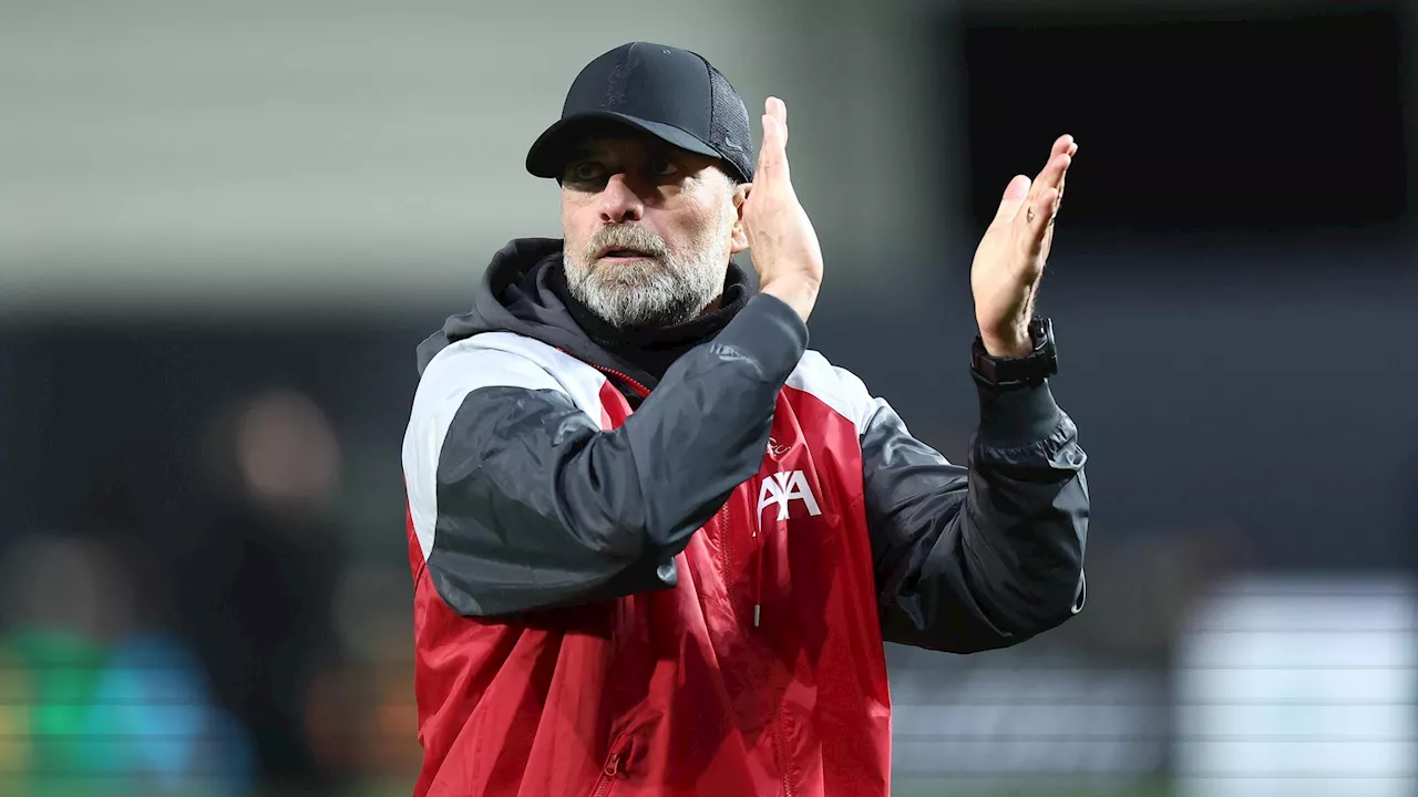 Jürgen Klopp lobt Liverpool-Mannschaft trotz Aus gegen Atalanta Bergamo: 'Bin wirklich stolz'