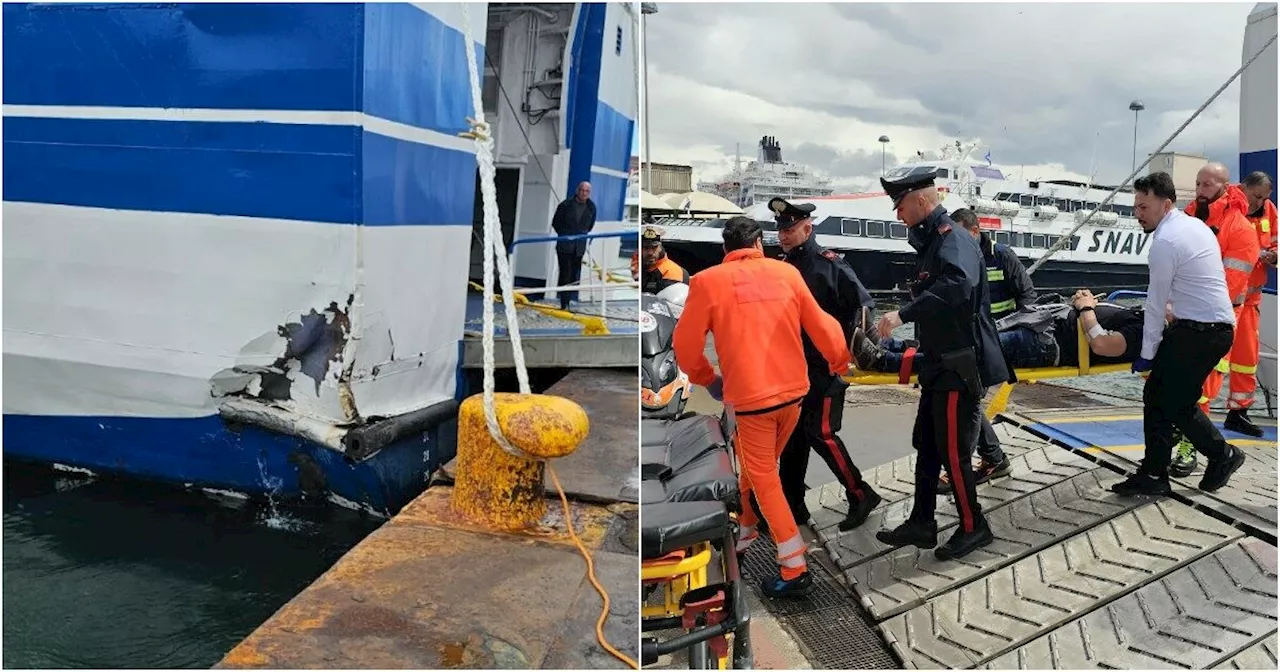 Nave partita da Capri urta una banchina del porto di Napoli: 18 passeggeri in ospedale