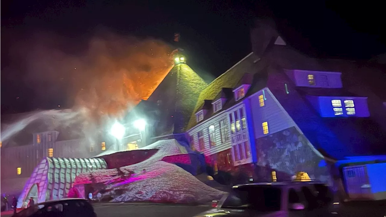 Fire fully contained at historic Timberline Lodge in Oregon where 'The Shining' was filmed