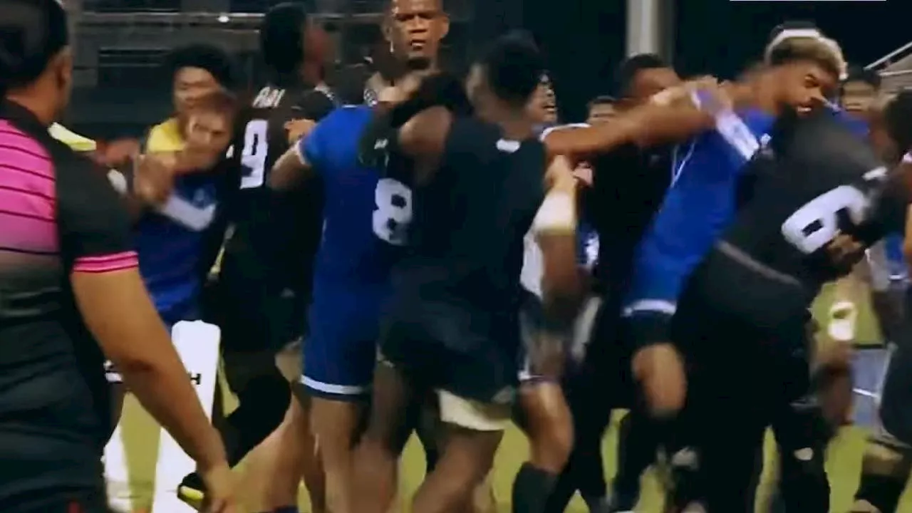 ‘Tempers flared, fists flew’: Twelve players charged after shameful post-siren brawl