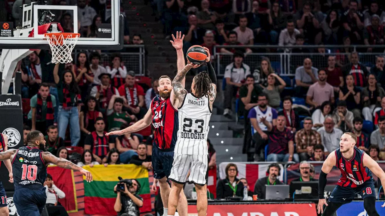 Il sogno della Virtus si spegne col Baskonia: gli spagnoli vincono e vanno ai playoff