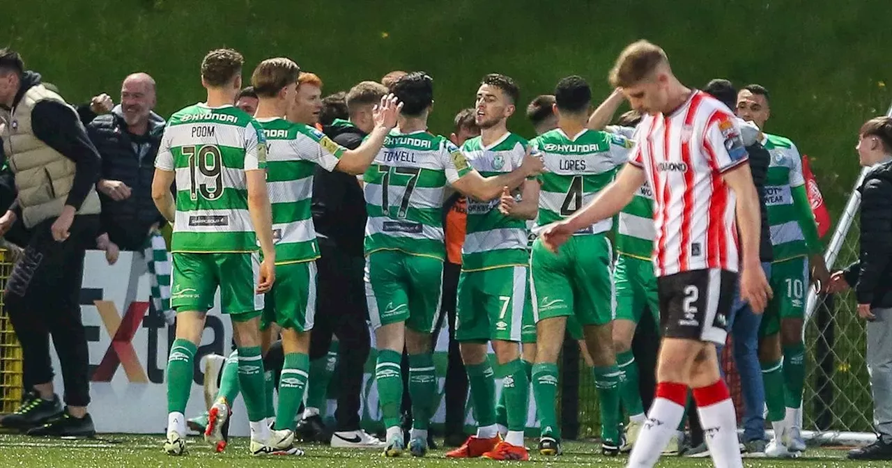 Lacklustre Derry demolished by Shamrock Rovers at the Brandywell