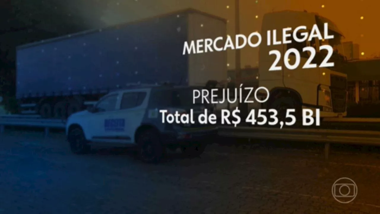 Brasil perde quase R$ 500 bi com comércio ilegal em um ano