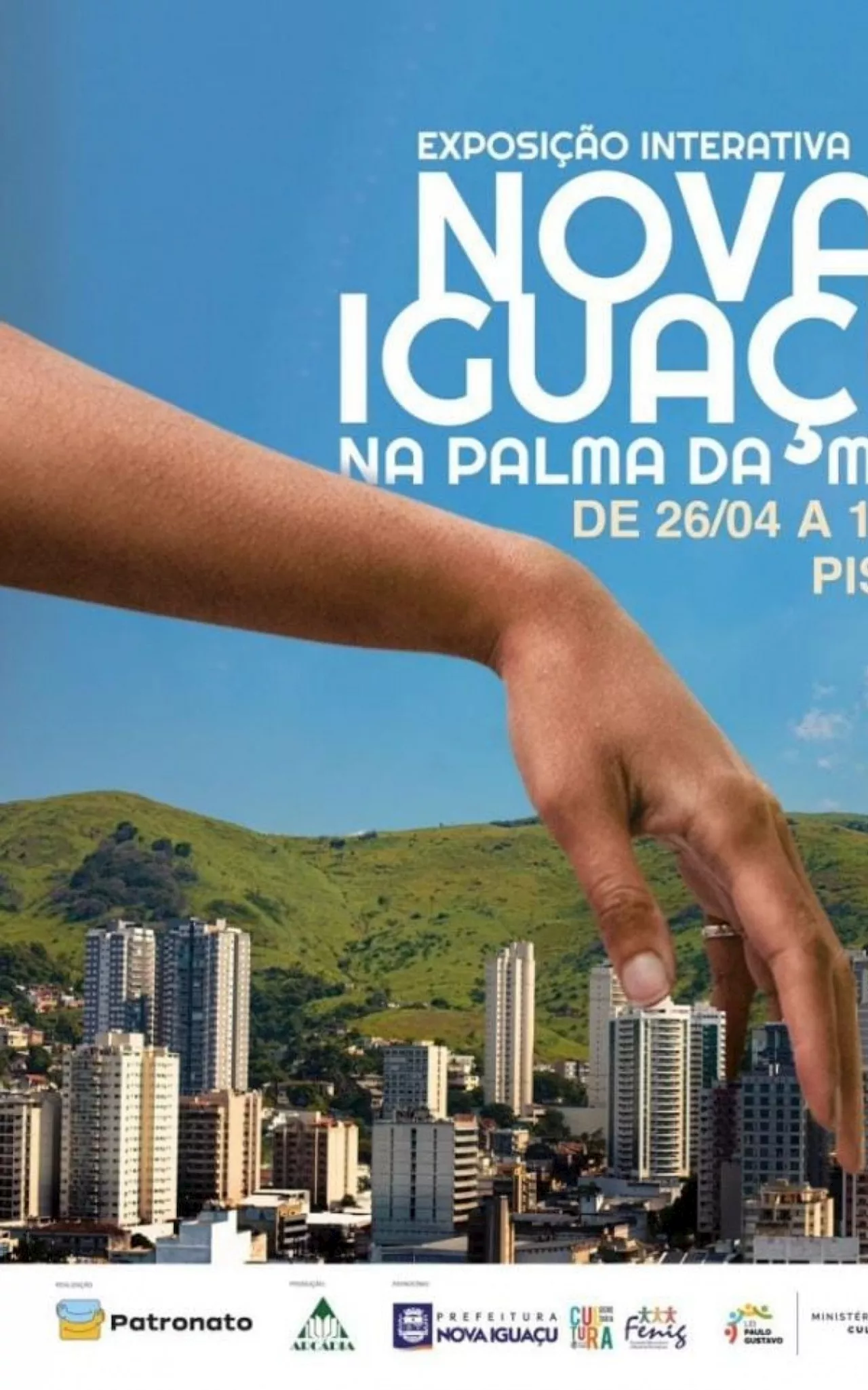 Nova Iguaçu recebe a exposição interativa 'Nova Iguaçu Na Palma da Mão'