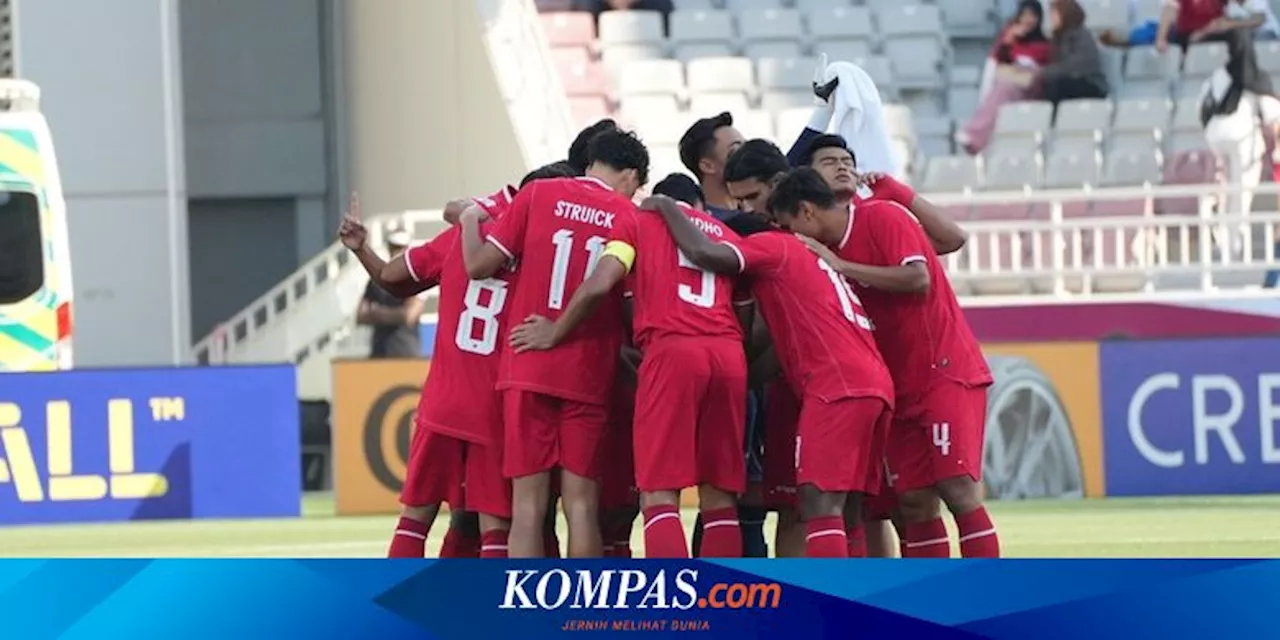 Piala Asia U23 2024, Syarat Timnas U23 Indonesia Lolos ke Perempat Final