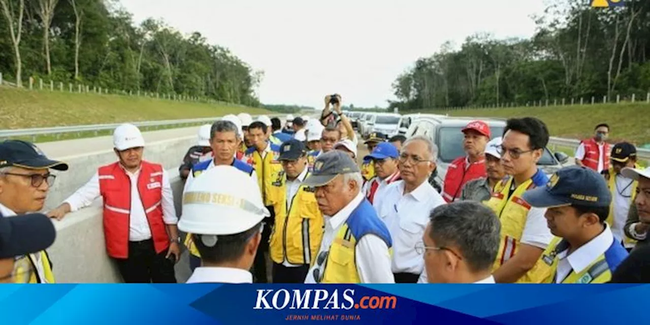 Basuki Sebut Proyek Tol Palembang-Betung Rampung Awal 2025