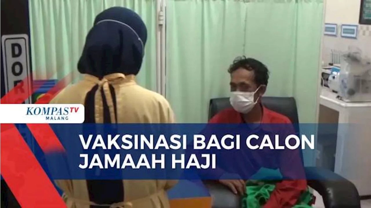 Calon Jamaah Haji di Kota Malang ikuti Vaksinasi