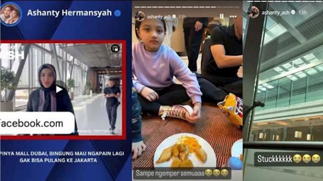 Dubai Dilanda Banjir, Ashanty dan Keluarga Terjebak di Bandara Tak Bisa Pulang ke Indonesia