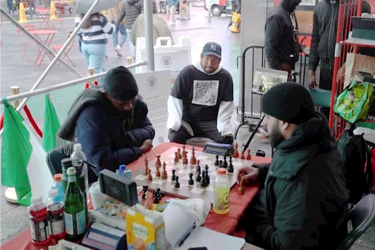 A Nigerian chess champion is trying to break the world record for the longest chess marathon