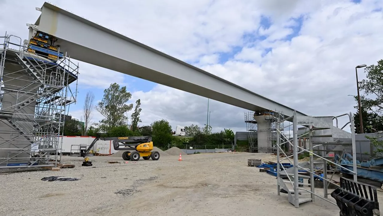 Chantier du métro à Toulouse : la ligne C passe au-dessus du périphérique