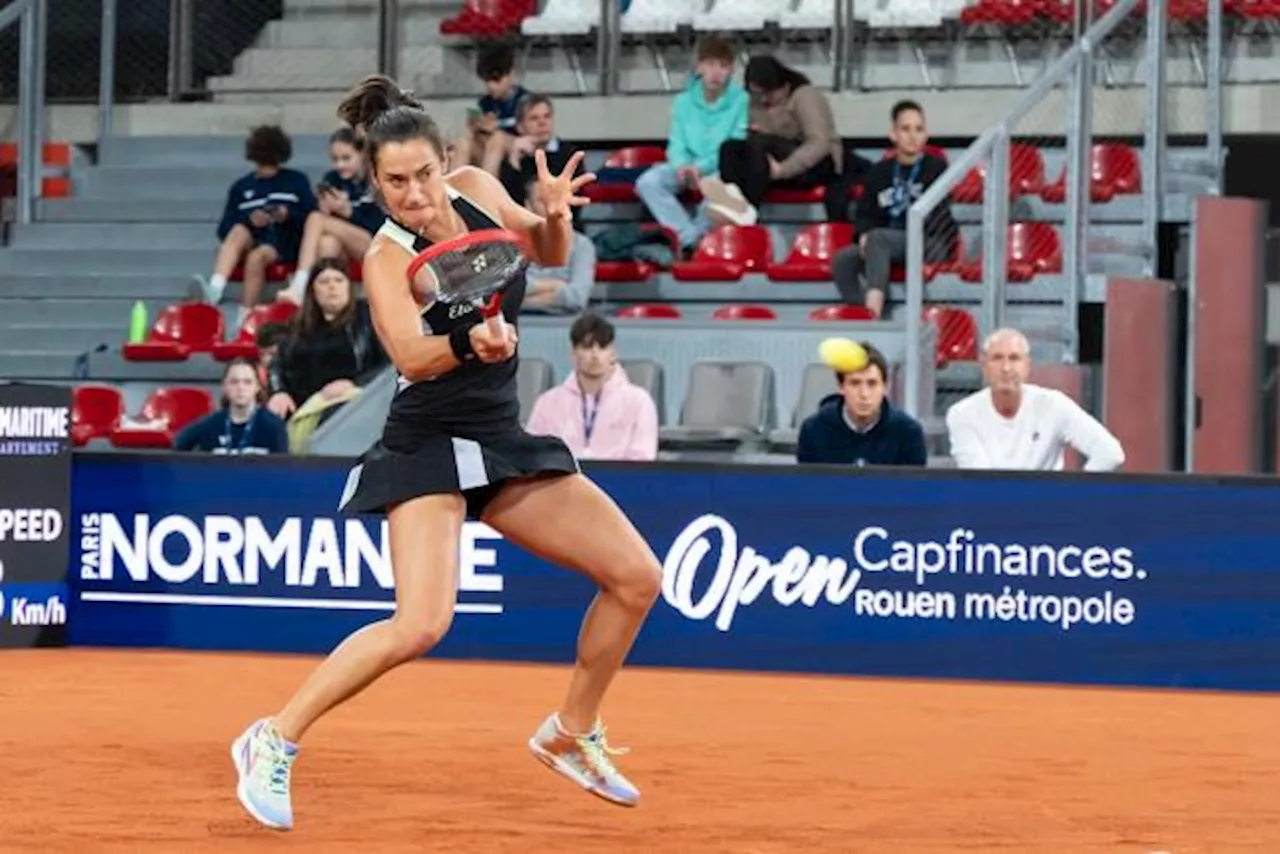 Caroline Garcia se qualifie à Rouen pour sa première demi-finale de l'année