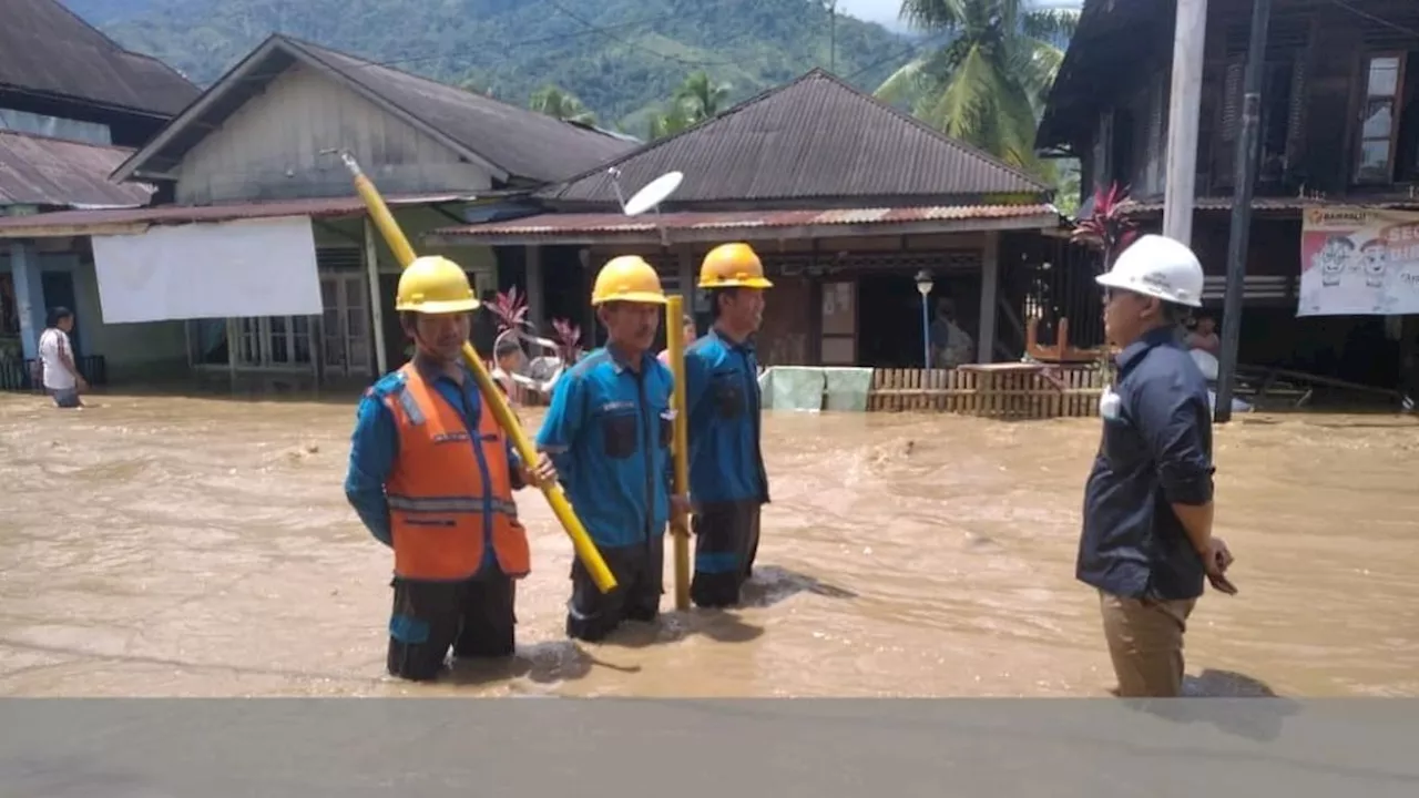 Banjir di Lebong Bengkulu, PLN Berhasil Pulihkan Listrik Kurang dari 24 Jam