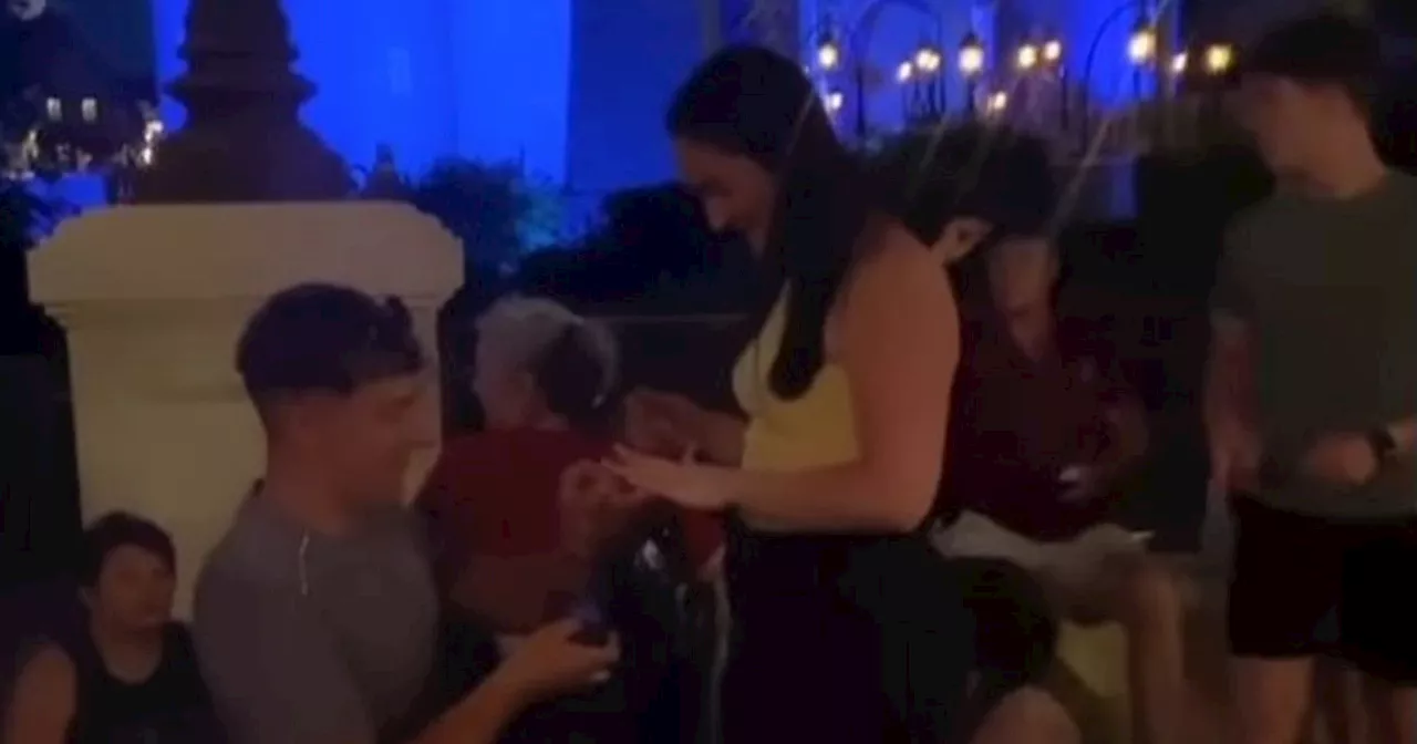 Sue and Noel Radford's daughter engaged as boyfriend pops question at Disney