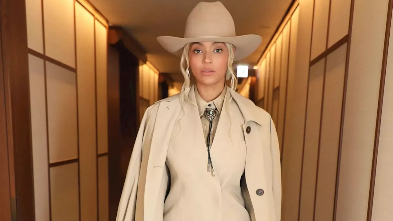 Beyoncé Pairs a Tailored Ferragamo Suit With $36 Earrings