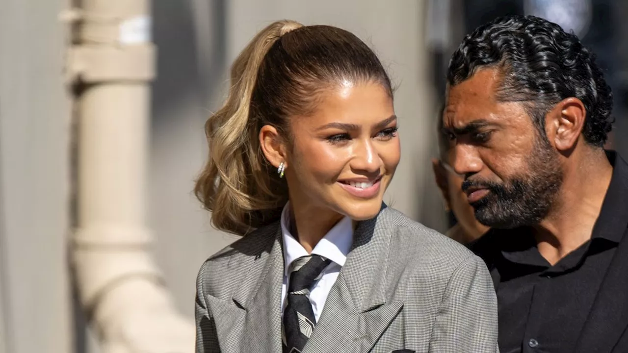 Zendaya Turns a Vintage Ralph Lauren Blazer Into a Mini Dress