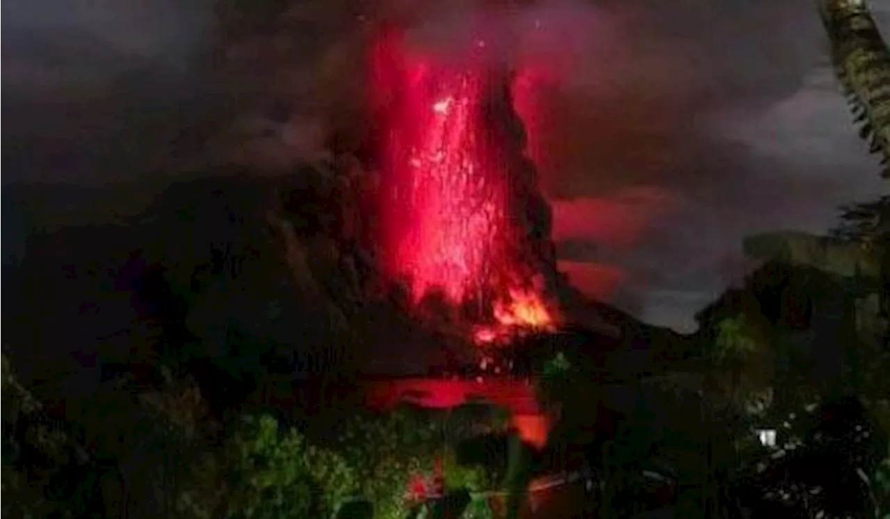 Kemensos Distribusikan Bantuan Bagi Korban Erupsi Gunung Ruang