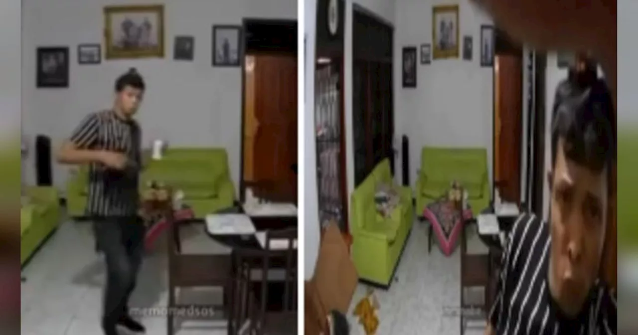 Viral Aksi Maling Masuk ke Rumah Warga yang Diduga Tengah Mudik, Santai Memindahkan CCTV