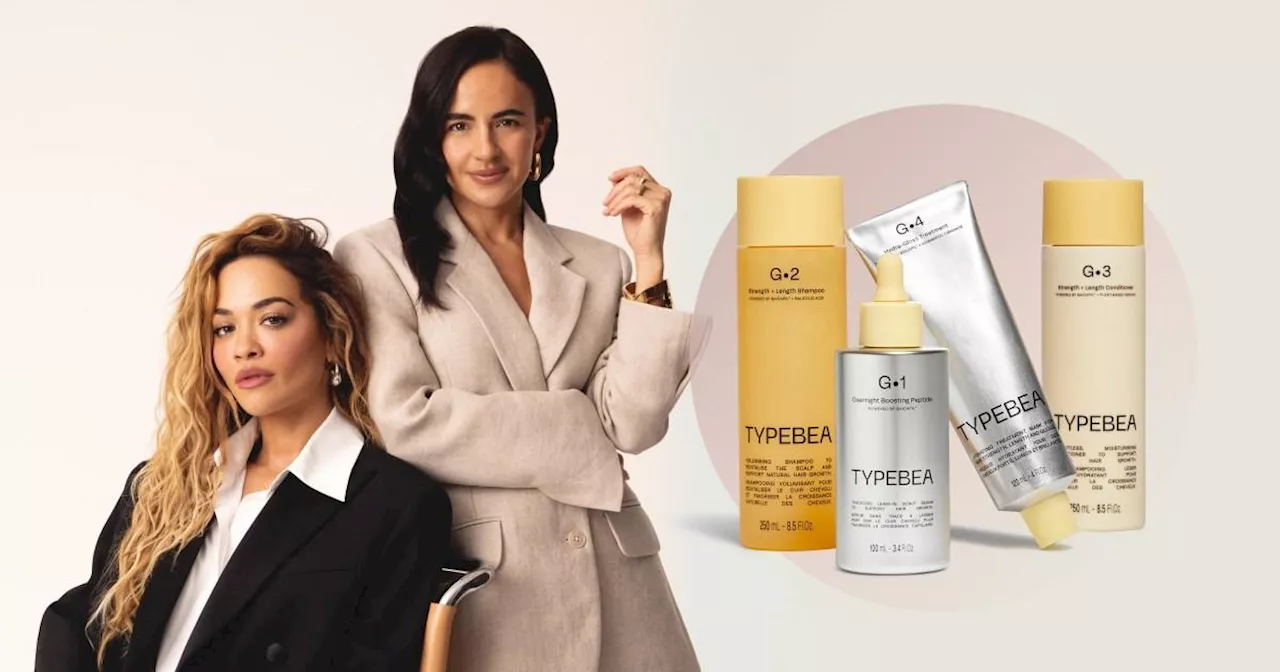 Rita Ora launches TYPEBEA haircare range that encourages hair growth