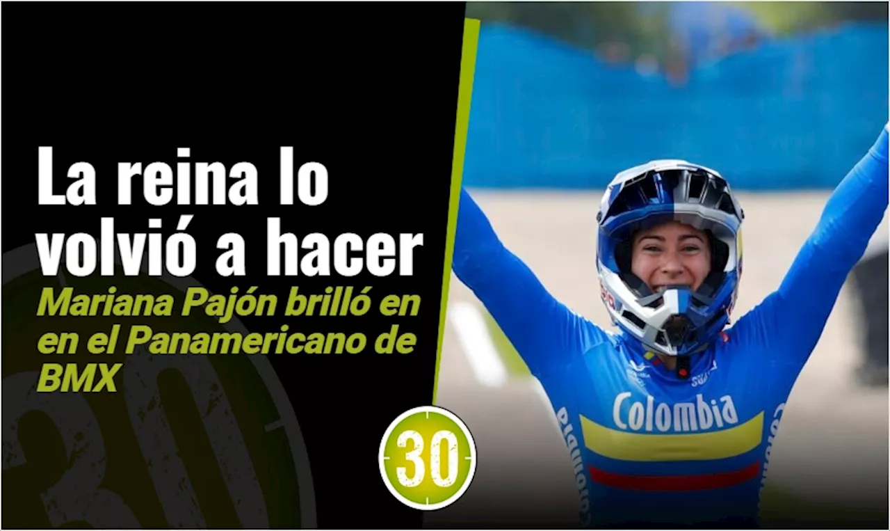 Mariana Pajón y Diego Arboleda brillaron en el bicicross Panamericano de BMX